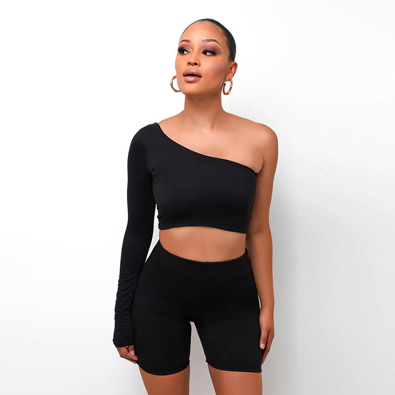 Elegant Open-Back Jumpsuit - Flowy Fit with Tie Waist