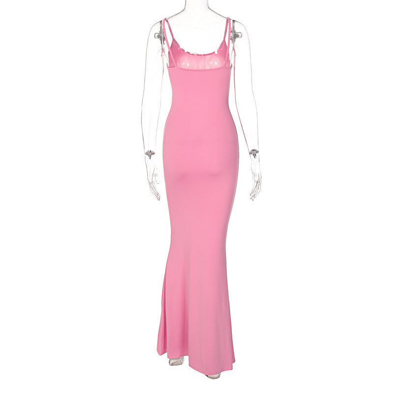 Lina Bodycon Maxi Dress - From Sunset to Dance Floor