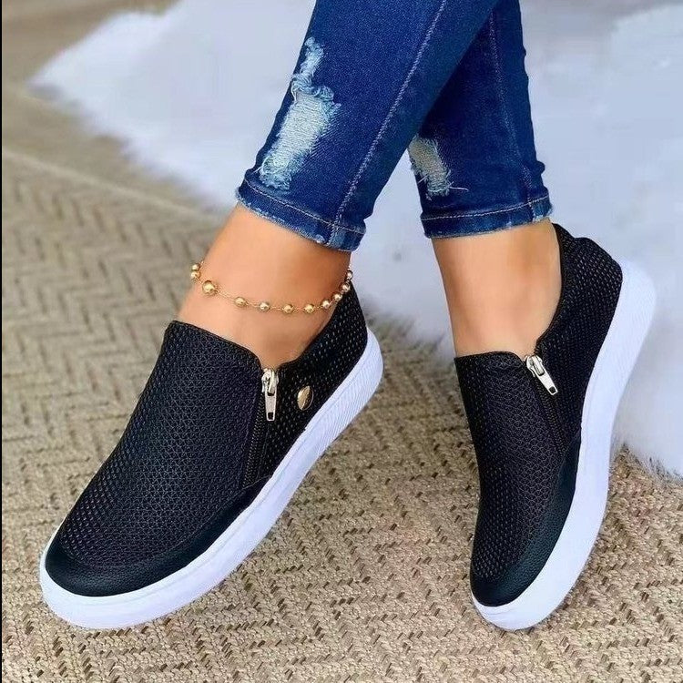 Women´s Comfort Zip Slip-On Sneakers
